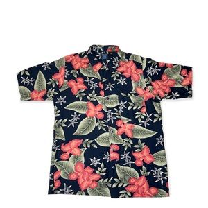 Urge Men’s Rayon Floral Print Button Down Shirt Size XL